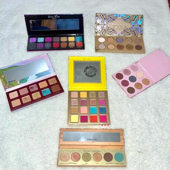 6 Eyeshadow Palette Set:Wander, Pinky Rose. BH Cosmetic